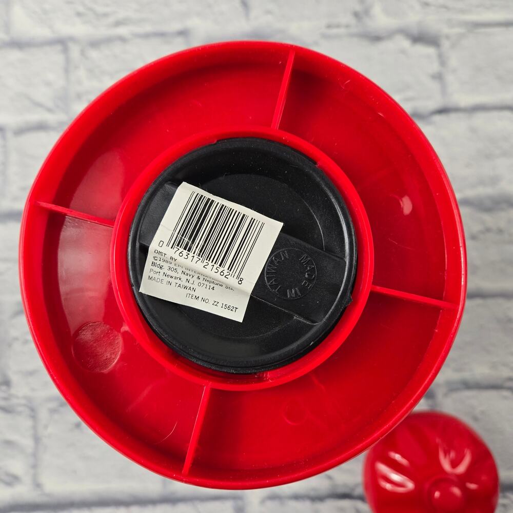 Vintage 1989 Eight O'clock Coffee Red Thermal Carafe Plastic Advertising Logo - Picture 11 of 13